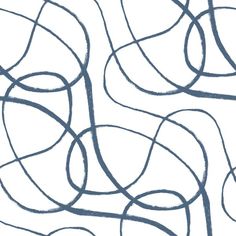 an abstract pattern with curved lines on a white background