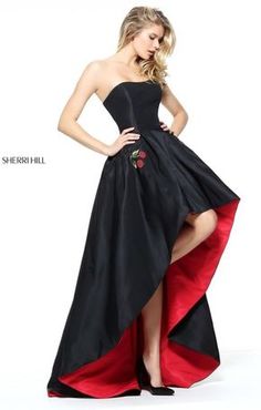 51035 - SHERRI HILL High Low Prom Dress, High Low Prom Dresses, Sherri Hill Prom Dresses, Chanel Couture, Sherri Hill Dresses, Mode Casual, فستان سهرة, Beauty Dress, Ball Gowns Prom