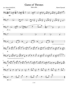 the game of thrones sheet music