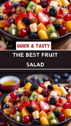 the best fruit salad is made with fresh fruits