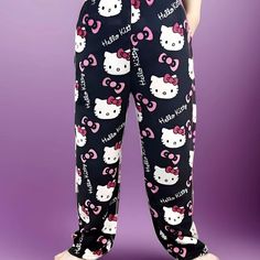 Visit Our Etsy Store Couples Matching Pajamas, Cheap Hello Kitty Print Loungewear Pants, Cotton Bedtime Bottoms With Hello Kitty Print, Couples Pajamas, Casual Hello Kitty Print Sleepwear Pants, Hello Kitty Print Cotton Sleep Bottoms, Comfy Sleepwear, Playful Hello Kitty Print Sleepwear