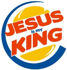 the jesus is my king logo