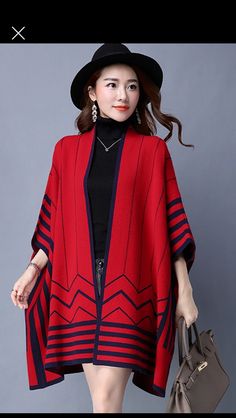 Fashion Details, Ponchos, Elegant Fashion, Kimono Top, Crochet, Women's Top, Quick Saves