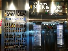 the wine cellar is full of bottles of beer