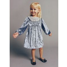 New With Tags. Size: 2-3 Years. Color: Blue Gray Blue Dress For Fall Dress-up, Blue Dress For Playtime In Fall, Blue Fall Playtime Dress, Zara Blue Dress, Zara Poplin Dress, Zara Kids Dress, Zara Velvet Dress, Yellow Eyelet Dress, Zara Girls Dresses