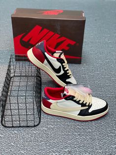 The-Bag-Enclave - Other-Shoes - 1123Guide about size: Travis Scott Shoes, Nike Travis Scott, Travis Scott Jordan 1, Nike Air Jordan Shoes, New Jordans Shoes, Nike Fashion Shoes, Nike Model, Nike Air Jordan 1 Low, Jordan Adidas