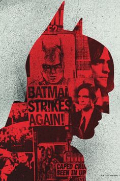 The Batman Newspaper Silhouette Postcard
Featuring Robert Pattinson as Bruce Wayne | Batman's head silhouetted in red against several newspaper clippings of Batman and Bruce Wayne. Dc Comics Poster, The Batman 2022, Batman Comic Wallpaper, Batman 2022, Batman Film, Batman Pictures, Batman Poster, Batman Artwork, Comic Poster