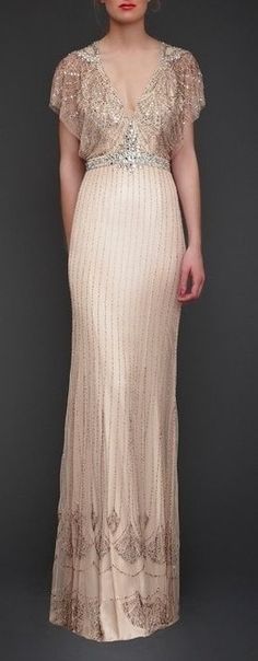 Jenny Packham Art Deco Wedding Gown, Summer Runway, Wedding Vintage, Brides Magazine, فستان سهرة, Jenny Packham, Vestidos Vintage, Art Deco Wedding, 1920s Fashion