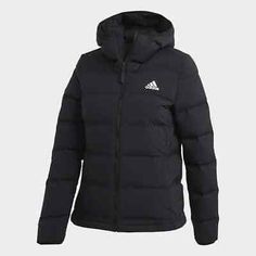 Top Rated Genuine Adidas Women's Helionic Stretch Hooded Down Jacket, Women's Clothing Hooded Puffer Jacket For Outdoor, Hooded Outdoor Puffer Jacket, Sporty Hooded Parka For Cold Weather, Hooded Double-lined Outerwear For Winter Sports, Hooded Outerwear With Double-lined Hood For Winter Sports, Hooded Parka For Winter Sports, Winter Sports Hooded Parka With Double-lined Hood, Hooded Puffer Jacket For Winter Sports With Double-lined Hood, Hooded Puffer Jacket With Double-lined Hood For Winter Sports