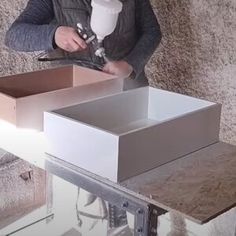 how to paint MDF drawers Floating Bedside Tables, Floating Bedside Table