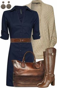 Elegante Outfits, Summer Teacher Outfits, For School, Blue Shirt Dress, Outfit Trends, Workwear Fashion, Work Attire