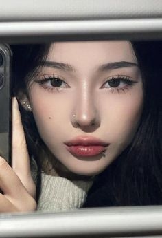 Cat Makeup Look, Korean Eye Makeup, Beauty Makeup Tutorial, Ulzzang Makeup, Ethereal Makeup, Dope Makeup, Asian Eye Makeup, Makeup Looks Tutorial