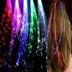 SPECIFICATIONSBrand Name: NoEnName_NullGlow Supplies Type: Glow Hair BraidOrigin: Mainland ChinaElectronic: YESOccasion: Party Hair Clips For Braids, Fiber Optic Lights, Halloween Party Bar, Hair Lights, Multicolor Hair, Led Costume, Glow Hair, Braid Clips, Party Bar