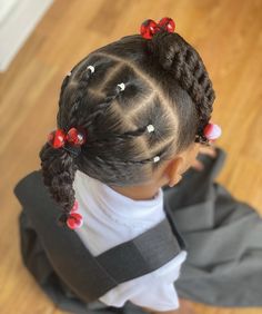 Black Baby Girl Hairstyles, Mixed Girl Hairstyles, Baby Girl Hairstyles Curly, Daughter Hairstyles, Cute Toddler Hairstyles, Easy Little Girl Hairstyles, Kids Braids, Lil Girl Hairstyles, Kids Curly Hairstyles