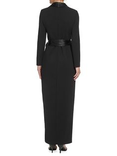 Shawl Lapels Long Sleeves Center Back Zipper Waist Ties Sheath Silhouette Lined Fabric 1: 94% Polyester & 6% Spandex Fabric 2: 97% Polyester & 3% Spandex Dry Clean Imported. Womens - W Dresses > Saks Off 5th. Eliza J. Color: Black. Size: 4. Eliza J, Color Ivory, Spandex Fabric, Waist Tie, Labour Day, Shawl, Size 12, Size 4, Dry Clean