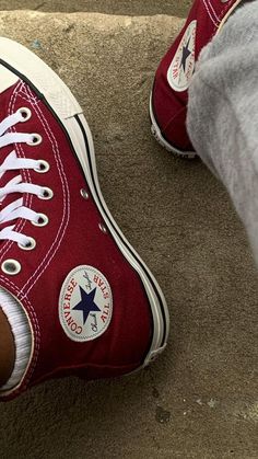 Burgundy Vans, Converse Aesthetic, Trendy Shoes Sneakers, Dr Shoes, Red Converse, Shoes Ideas, Shoes Trendy, Fancy Shoes, Hype Shoes