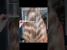 how to make your hair shiny - YouTube Get Shiny Hair, Makeover Hair, Homemade Hair Mask, Homemade Hair, Homemade Hair Products, Hair Makeover, Shiny Hair, Hair Mask, Mask