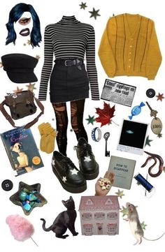 Tim Burton Aesthetic Clothes, Caroline Inspired Outfits, Coraline Aesthetic Clothes, Coralline Outfit Inspired, Coraline Jones Outfit, Coraline Clothes Aesthetic, Coraline Outfits From Movie, Coraline Outfit Inspiration, Time Travel Aesthetic Outfits