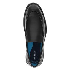 Step into sophisticated style with the Tayer Loafer. Striking the ideal balance of elevated class and casual refinement, these men’s shoes elevate any look, from your best work slacks to your favorite pair of jeans. The synthetic burnished leather uppers and rubber outsole polish off any outfit. Meanwhile, the detailed stitching and classic loafer silhouette maintain an air of elevated style — no matter where your day leads. Looking your best doesn't mean giving up comfort and support. Inside th Work Slacks, Loafer Shoe, Shoe Warehouse, Lace Dress Casual, Crocs Men, Elevated Style, Closed Toe Shoes, Shoe Black, Round Toe Heels