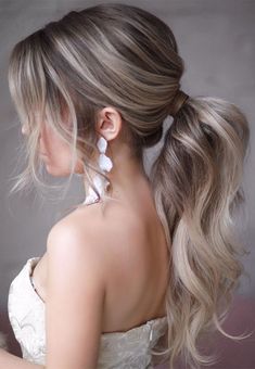 Ponytail Archives - Page 4 of 36 - Fabmood | Wedding Colors, Wedding Themes, Wedding color palettes Ponytail Bridal Hair, Bridesmaids Hairstyle, Wedding Ponytail Hairstyles, Bridal Ponytail, Bridesmaid Hairstyle, Wedding Ponytail, Low Ponytail Hairstyles, Wedding Hair Trends, Wedding Hair Up