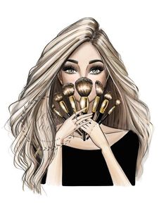 Makeup Guru 2019 | Fashion Illustration | Makeup Art | Makeup Decor | Fashion Wall Art | Bedroom Art Fashion Illustration Makeup, Bathroom Christmas, Mini Money, Makeup Wall Art, Makeup Decor, Makeup Illustration, Imagenes Mary Kay, Makeup Wallpapers, Makeup Room Decor