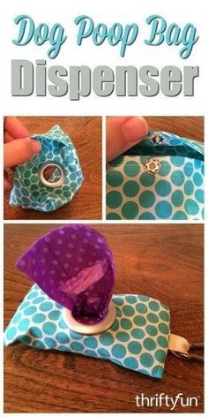 the dispenser bag is made out of fabric