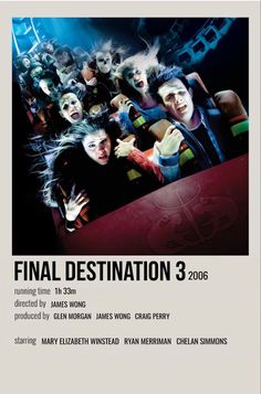 the movie poster for final destination 3