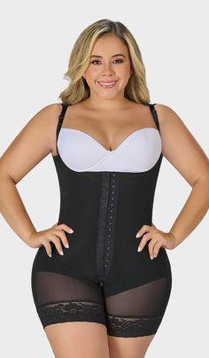 F0068 - MID-THIGH FAJA WITH BACK COVERAGE AND ADJUSTABLE STRAPS (6757412438192) Beige Color, Shapewear, Adjustable Straps, Zipper, Skin, Black, Color, Design