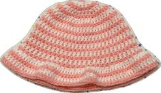 Cute Pink Crochet Hat For Beach, White Crochet Sun Hat One Size, White Crochet Sun Hat One Size Fits Most, White Crochet Sun Hat, One Size, White Crochet Sun Hat, One Size Fits Most, Cute Pink Crochet Bucket Hat, Pink Hand Knitted Crochet Cap, Pink Hand-knitted Crochet Cap, Hand-knitted Pink Crochet Cap