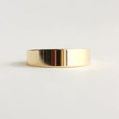 💖️️Welcome To My Shop, Great to Know You All Here. Center Stone: 🖤 Metal Type: 14K Yellow gold 🖤 Band Width: 5mm band width 🖤 Finger Size: Custom-made to any finger size simple wedding band, replacement band, men's wedding ring, Wedding ring box, Delicate gold ring, Tapered Band, women's ring, ring for women, groove ring, wedding ring set, his and hers, beveled ring, unique ring set Item Info and Details: 🤎 Setting Metal: 10K/ 14K / 18K White Gold/ Yellow Gold/ Rose Gold 🤎 Ring Size: You c Wedding Rings With Smooth Bezel And Thick Band, Timeless Wide Band Wedding Bands, Timeless Gold Wide Band Ring For Wedding, Timeless Gold Wide Band Wedding Ring, Wedding Ring With Smooth Bezel And Thick Band, Minimalist Thick Band Wedding Rings, Modern Wide Band Wedding Ring With Round Cut, Modern Open Band Wide Ring For Wedding, Minimalist Wide Band Ring With Polished Finish For Wedding