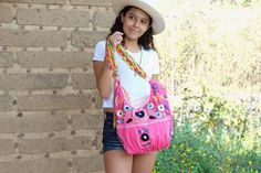 Mexican Summer Tote /  Huipil Bag Travel Tote / Boho bag / Mexican Hand Embroidered bag with Macrame Pink Embroidered Beach Bag, Bohemian Pink Bag With Removable Pouch, Bohemian Pink Satchel Bag, Summer Pink Embroidered Bags, Pink Pouch Shoulder Bag For Festival, Pink Handheld Embroidered Shoulder Bag, Pink Shoulder Bag For Festival, Traditional Pink Summer Bags, Pink Summer Festival Bag