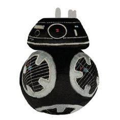 a black and white star wars bbg plush toy