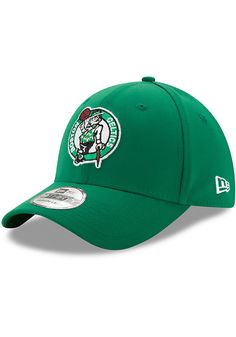 Pull on this Boston Celtics Team Classic 39THIRTY Green Flex Hat just in time for the game! This Boston Celtics Flex Hat features a team logo embroidered on the front. Front raised embroidered team logo, Secondary team logo embroidered on back, 100% woven polyester, Flexible-fit 39THIRTY sizing, New Era flag embroidered on the left side, Pre-curved bill, Structured crown, Polyester, Washable, Imported Team-colored Hat With Embroidered Logo For Sports Events, Sports Green Snapback Hat With Embroidered Logo, Green Sports Snapback Hat With Embroidered Logo, Green Snapback Hat With Embroidered Logo For Sports, Green Hat With Embroidered Logo For Sports Events, Green Baseball Cap With Embroidered Logo For Sports, Game Day Hats With Embroidered Logo, Boston Celtics Team, Front Raises