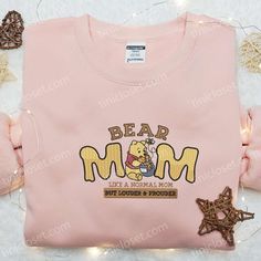 Like A Normal Mom But Louder And Prouder Embroidered Shirt, Mother's Day Embroidered Hoodie, Best Gift For Mom Best Gift For Mom, Vibrant Personality, Embroidered Shirts, Best Gifts For Mom, Proud Mom, Embroidered Clothes, Best Mother, Gifts For Your Mom, Embroidered Hoodie