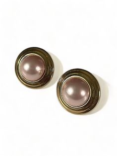 Preppy Valentines Day, Preppy Valentines, Faux Pearl Earrings, Pink Round, Mother Of Bride, Classic Preppy, Pretty Gift