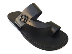 SALE ! New Leather Sandals ASHER Men's Shoes Thongs Flip Flops Flats Slides Slippers Biblical Bridal Wedding Colored Footwear Designer Another beautiful model from SANDALIM: ASHER style. Buy any 3 pairs from us and get FREE UPGRADE for Expedited Shipping ITEMS SPECIFICS All our sandals made from thick cow leather which come from Italy and varnished with a special varnish to protect the leather. Soles are made from 'press' rubber. Once you wear it, you will feel how it's comfortable and strong. S Comfortable Leather Sandals, Beaded Leather Sandals, Jesus Sandals, Summer Leather Sandals, Everyday Sandals, Sandals For Men, Leather Sandals Handmade, Mens Leather Sandals, Handmade Sandals