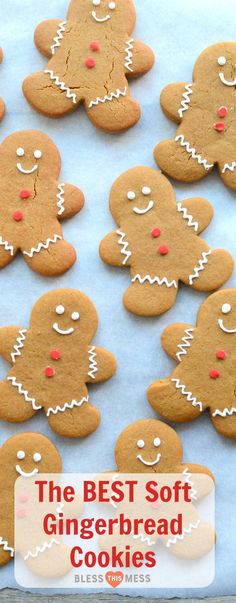 the best soft gingerbread cookies