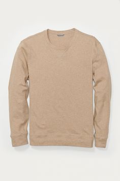 Shop Onsloe's sportswear collection for men including this tan crewneck sweatshirt. Shop Onsloe mens sportswear, shipping is always free. Sporty Cotton Sweatshirt For Layering, Classic Crew Sweats With Ribbed Cuffs, Classic Crew Neck Sweats For Loungewear, Classic Sweatshirt With Ribbed Crew Neckline, Classic Cotton Sweatshirt With Ribbed Neckline, Classic Crew Top With Ribbed Cuffs, Classic Crew Neck Top With Ribbed Cuffs, Classic Crew Neck Sweatshirt For Layering, Cotton Crew Sweatshirt With Double-needle Stitching