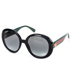 From Gucci&#x2C; these women's sunglasses feature:Round ShapeAcetate FrameGradient LensRxable100% UVA/UVB protectionEye/Bridge/Temple approx. 55/21/140Imported. Gucci Sunglasses Women, Sunglasses Women Round Face, Round Eyewear, Sunglasses 2024, Stylish Eyeglasses, Gucci Glasses, Gucci Women, Buy Gucci, Cool Sunglasses