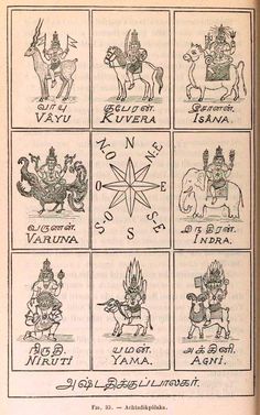 an old book with pictures of different symbols