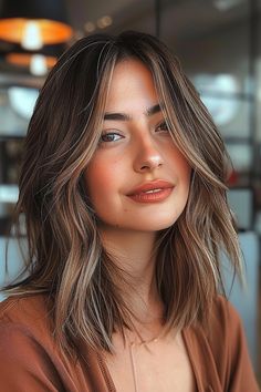 The Best Medium-Length Haircuts of 2024 Medium Length Haircut With Front Layers, Face Framing For Medium Length Hair, Square Haircut Medium, What Length Should My Hair Be, Lived In Layers Hair, Long Simple Haircut, Simple Medium Haircut, Colorbone Length Hair Cuts, Chandelier Haircut