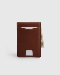 Nappa Leather Money-Clip Wallet | Quince Casual Everyday Trifold Wallet, Everyday Rectangular Wallets With Id Window, Classic Rectangular Wallet With Flat Pocket, Everyday Rectangular Wallet With Id Window, Rectangular Trifold Wallet With Flat Pocket For Daily Use, Rectangular Trifold Wallet For Daily Use, Classic Bifold Card Holder With Flat Pocket, Casual Leather Rectangular Card Holder, Daily Use Rectangular Trifold Wallet With Flat Pocket