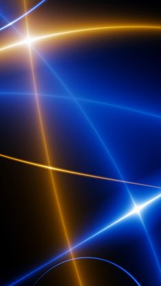 an abstract blue and yellow background with lines