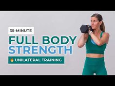 the full body strength training video is shown