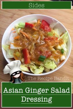 Japanese Village Salad Dressing, Asian Ginger Salad Dressing, Asian Ginger Salad, Flavor Flave, Teppanyaki Recipe, Ginger Salad Dressing, Ginger Asian, Teppanyaki Restaurants, Healthy Thai Recipes