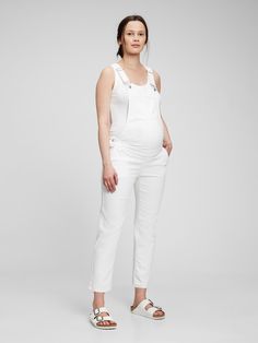 Maternity Denim Overalls | Gap Maternity Styles, Gap Maternity, Black Overalls, Pregnancy Outfits, Maternity Shops, Maternity Jeans, Denim Overalls