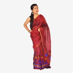 Assamese Traditional Mekhela Chador__ Shop on OnlinePlus______Padmini Maroon Color Tagar Mekhela Chador Set with Blouse Piece- The flawless beautiful Padmini Maroon color Mekhela Chador gives a very classy look in itself, and when it comes for design, it is the elegant flowers that is chosen. This Mekhela Chador is a very good outfit for parties and occasions. How To Become Vegan, Look Classy, Maroon Color, Clothes Organization