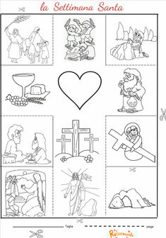 an activity sheet for children to learn how to read the spanish word la sustenna santa