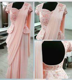 Paper Saree Blouse Designs, Paplam Top With Lehnga, Long Blouse For Saree, Long Blouse Designs For Saree, Long Blouses For Sarees, Long Blouse Designs For Lehenga, Trendy Blouse Designs Saree, Long Saree Blouse