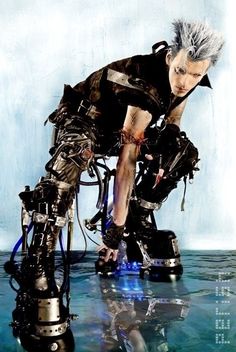 sekigan: “ futuristic | SpacePunk | Pinterest ” Gothic Cyberpunk, Cyberpunk Costume, Punk Cyberpunk, Style Cyberpunk, Post Apocalyptic Fashion, Arte Steampunk, Moda Cyberpunk